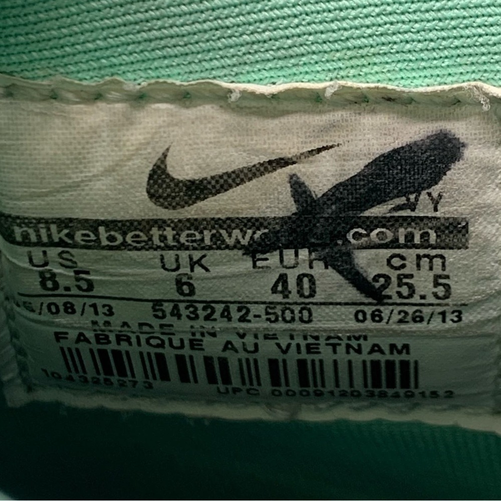 Nike‎ Dunk High Skinny Print Skate Shoes 543242-500 Women's Sz 8.5 - Picture 10 of 10